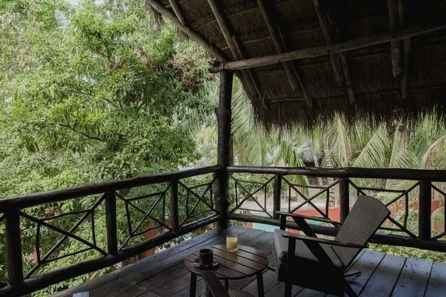 Deluxe Bungalov, 2 Yatak Odası, Bahçe Manzaralı