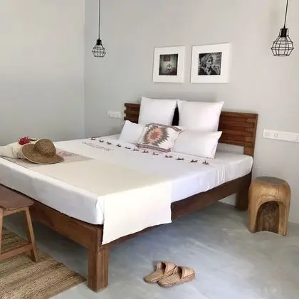 Deluxe Tek Büyük veya İki Ayrı Yataklı Oda, 1 Yatak Odası, Balkon, Bahçeli