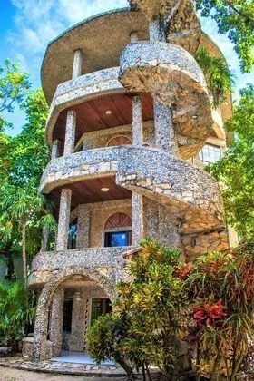 Basic Kulübe, Mutfak (Rockhouse One Bedroom Suite with full)