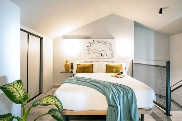 Deluxe Dubleks, 1 Yatak Odası, Teras, Şehir Manzaralı