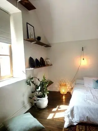 Luxury Tek Büyük Yataklı Oda, Özel Banyo, Avlu Manzaralı (chambre romance)