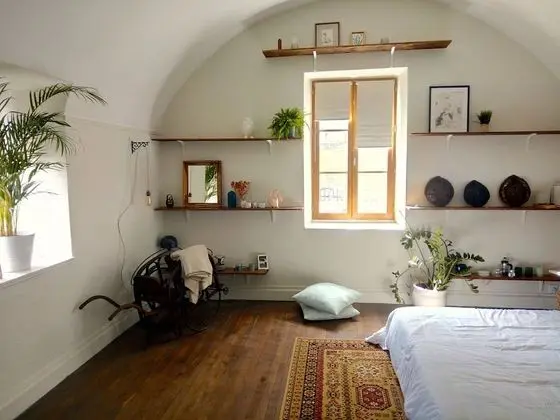 Luxury Tek Büyük Yataklı Oda, Özel Banyo, Avlu Manzaralı (chambre romance)