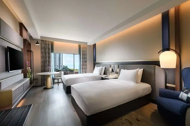 Deluxe Oda, 2 Tek Kişilik Yatak, Deniz Manzaralı