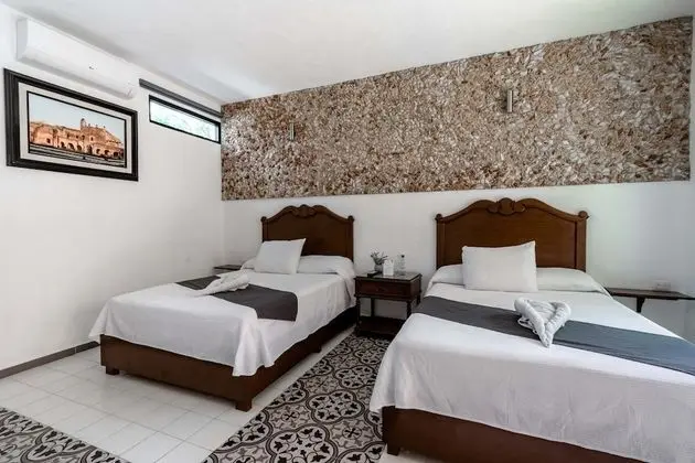 Family Tek Büyük Yataklı Oda, 2 Çift Kişilik Yatak, Özel Banyo, Şehir Manzaralı