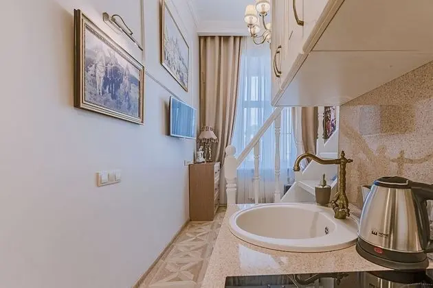 Stüdyo, 1 Çift Kişilik Yatak ve Çekyat, Küçük Mutfak (Vasnetsov)