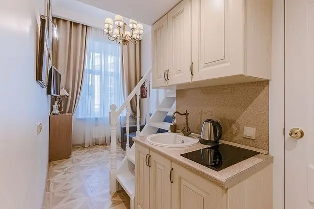 Stüdyo, 1 Çift Kişilik Yatak ve Çekyat, Küçük Mutfak (Vasnetsov)