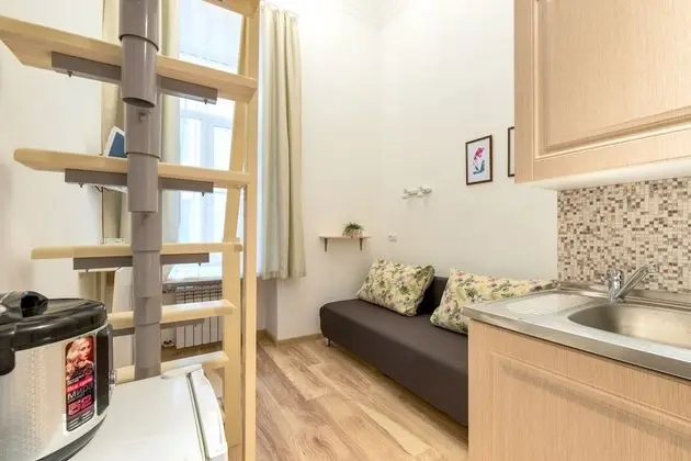 Classic Stüdyo, 1 Büyük (Queen) Boy Yatak ve Çekyat, Küçük Mutfak