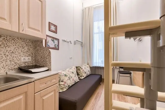 Classic Stüdyo, 1 Büyük (Queen) Boy Yatak ve Çekyat, Küçük Mutfak