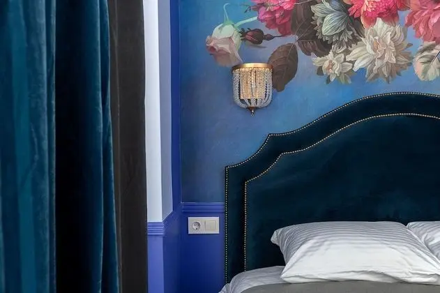 Design Apart Daire, 2 Büyük (Queen) Boy Yatak, Küçük Mutfak (Flower Living Room)