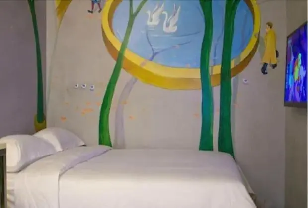 Design Tek Büyük Yataklı Oda, 1 Büyük (Queen) Boy Yatak, Banyolu/Duşlu