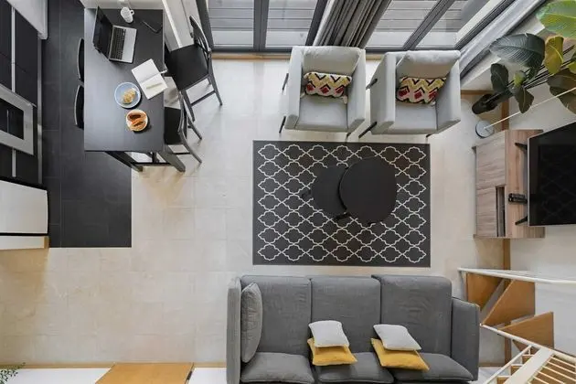 City Apart Daire, 1 Yatak Odası, Mutfak, Şehir Manzaralı