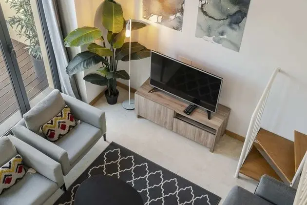 City Apart Daire, 1 Yatak Odası, Mutfak, Şehir Manzaralı