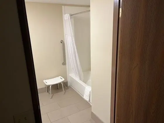 Oda, 1 Büyük (Queen) Boy Yatak, Engellilere Uygun, Sigara İçilmez (Mob,Tub w/Grab Bars)