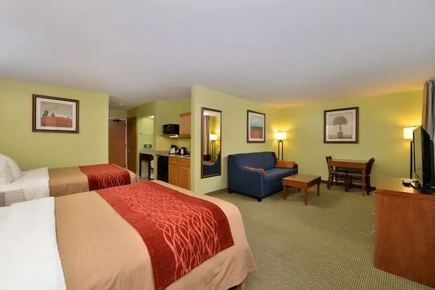 Süit, Sigara İçilmez (2 Queen beds and 2 person Sofa bed)