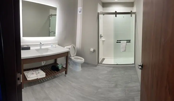 Oda, 1 En Büyük (King) Boy Yatak, Engellilere Uygun, Sigara İçilmez (Roll-in shower)