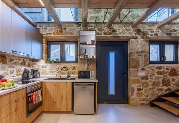 Family Sıra Ev, 1 Çift Kişilik Yatak ve Çekyat, Bahçeli (Comfy Townhouse Heraklion)