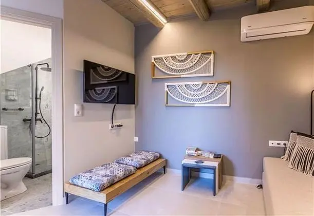 Family Sıra Ev, 1 Çift Kişilik Yatak ve Çekyat, Bahçeli (Comfy Townhouse Heraklion)