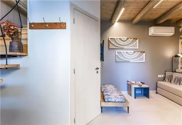 Family Sıra Ev, 1 Çift Kişilik Yatak ve Çekyat, Bahçeli (Comfy Townhouse Heraklion)