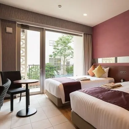 İki Ayrı Yataklı Oda (Patio Twin, 2 Semi-double Beds)