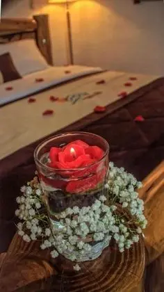 Romantic Kulübe, 1 En Büyük (King) Boy Yatak, Şömine, Lagün Manzaralı