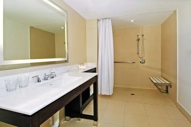 Oda, 1 En Büyük (King) Boy Yatak, Engellilere Uygun (Roll-in Shower)