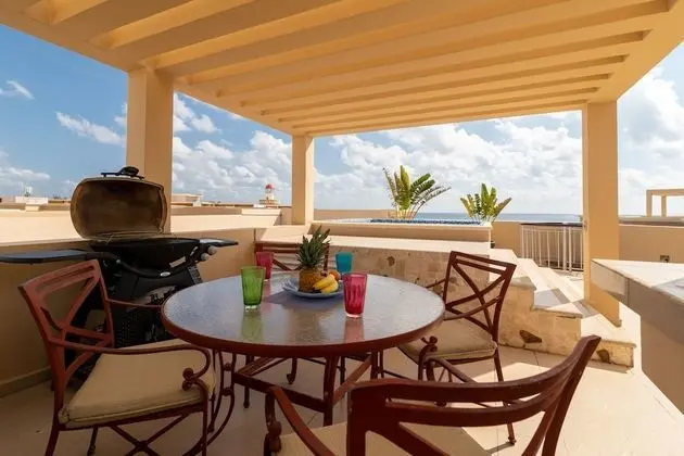 Deluxe Çatı Katı Süiti (Penthouse), 2 Yatak Odası, Kişiye Özel Havuzlu, Okyanus Manzaralı