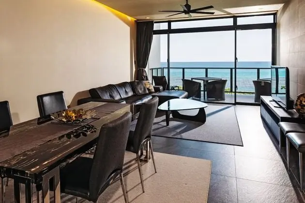 Luxury Daire, 2 Yatak Odası, Okyanus Manzaralı (Modern Suite, 3F [N])