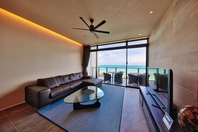 Luxury Daire, 2 Yatak Odası, Okyanus Manzaralı (Modern Suite, 3F [N])