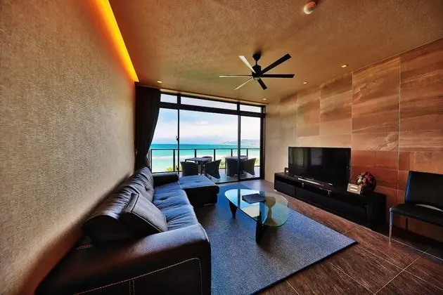 Luxury Daire, 2 Yatak Odası, Okyanus Manzaralı (Modern Suite, 3F [N])