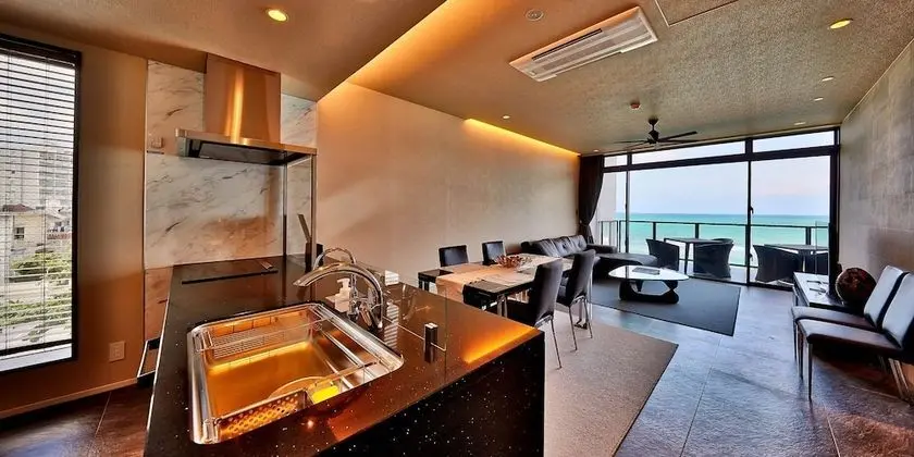 Luxury Daire, 2 Yatak Odası, Okyanus Manzaralı (Modern Suite, 3F [N])