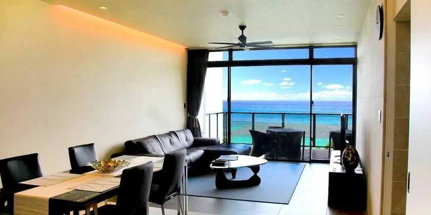 Luxury Daire, 2 Yatak Odası, Okyanus Manzaralı (Modern Suite, 3F [N])