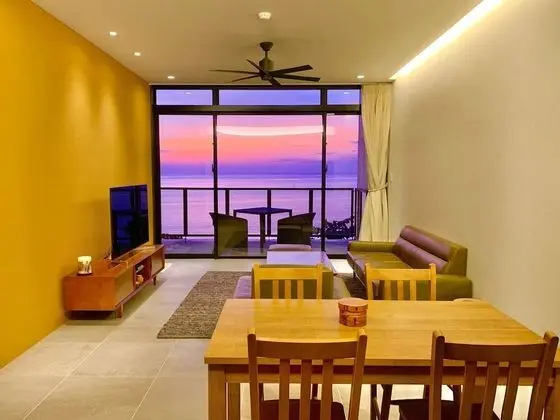 Premium Daire, 2 Yatak Odası, Okyanus Manzaralı (Relax Suite,3F [O])