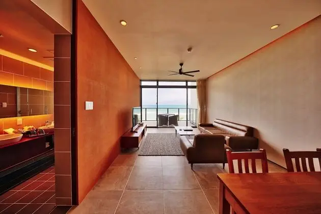 Premium Daire, 2 Yatak Odası, Okyanus Manzaralı (Relax Suite,3F [O])