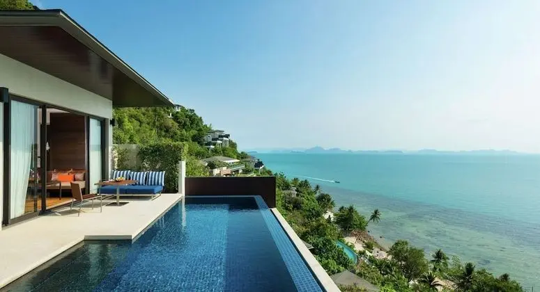 Villa, 1 Yatak Odası, Okyanus Manzaralı (King, Pool)