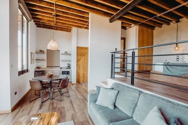 Deluxe Çatı Katı (Loft), Teras, Üzüm Asması Manzaralı
