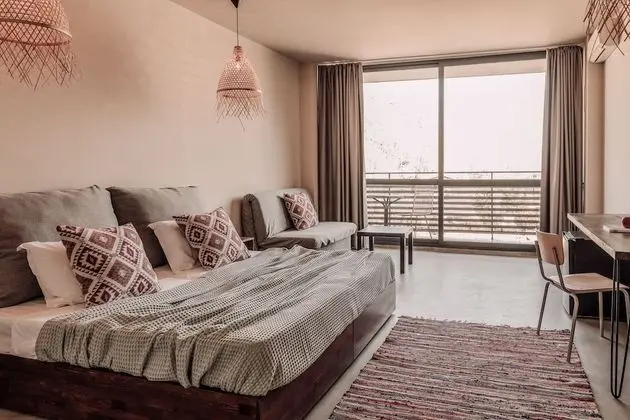 Standard Tek Büyük Yataklı Oda, 2 Tek Kişilik Yatak, Kısmi Deniz Manzaralı