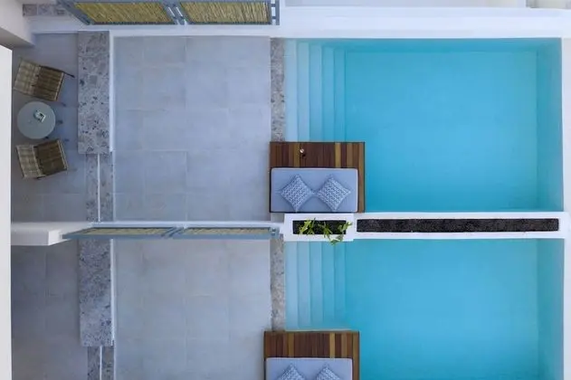 Deluxe Tek Büyük Yataklı Oda, Kişiye Özel Havuzlu, Deniz Manzaralı
