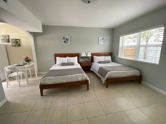 Deluxe Stüdyo, 2 Çift Kişilik Yatak, Sigara İçilmez, Havuz Manzaralı