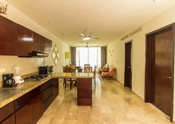 Family Apartment, 1 Bedroom, Kitchen, Pool View (Same Rate up to 4 people)