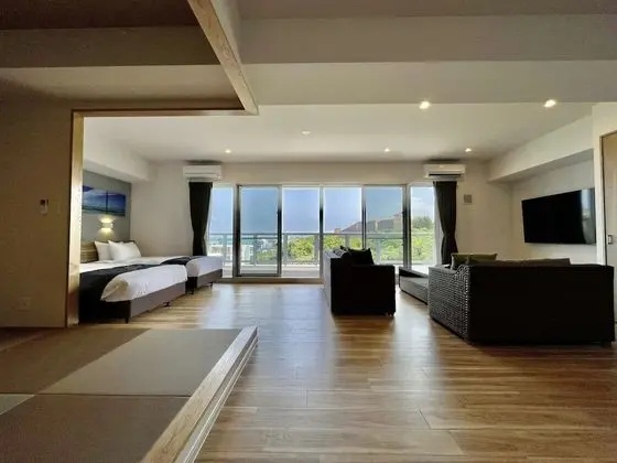 Deluxe Apart Daire, Sigara İçilmez, Kısmi Deniz Manzarası (Suite)