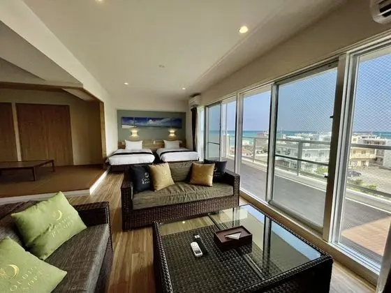 Deluxe Apart Daire, Sigara İçilmez, Kısmi Deniz Manzarası (Suite)