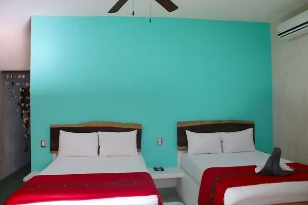 Room with Two Queen Beds and Private Bathroom