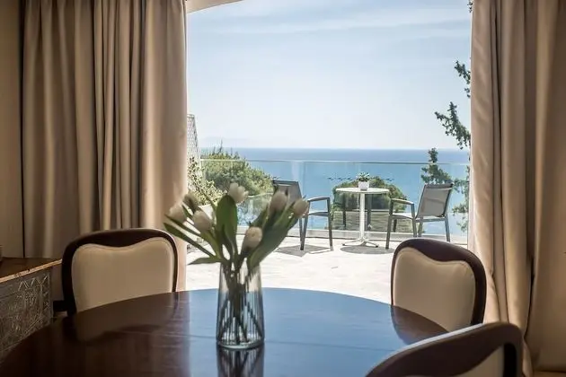 Family Bungalov, 2 Yatak Odası, Kişiye Özel Havuzlu, Deniz Manzaralı