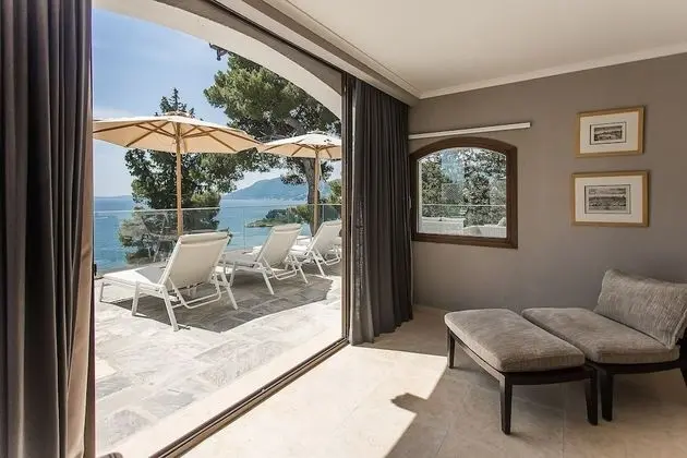 Family Bungalov, 2 Yatak Odası, Kişiye Özel Havuzlu, Deniz Manzaralı