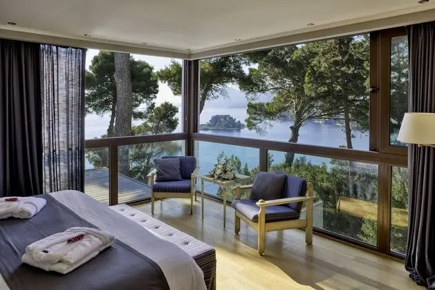 Family Bungalov, 2 Yatak Odası, Kişiye Özel Havuzlu, Deniz Manzaralı