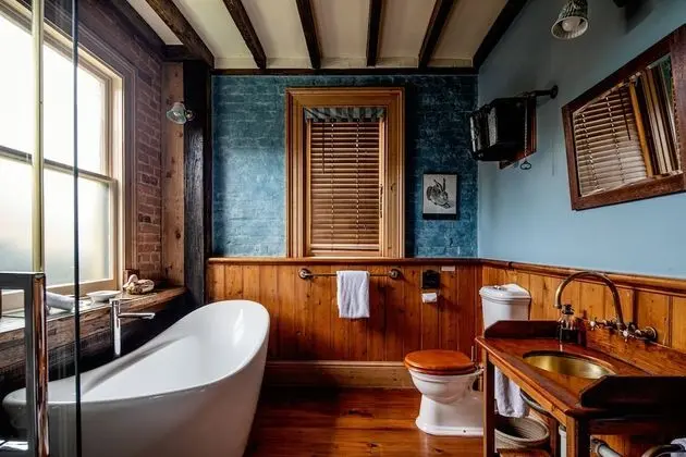 Deluxe Kır Evi, Şömine, Avlu