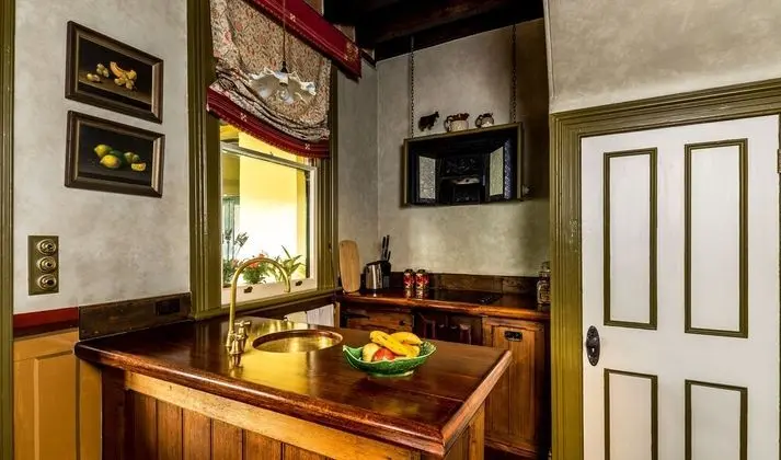 Deluxe Kır Evi, Şömine, Avlu
