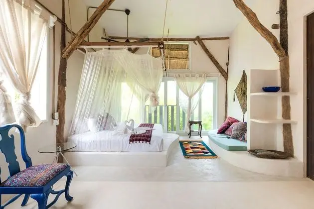 Superior Room King Size Bed With Terrace, Jungle View and Rooftop