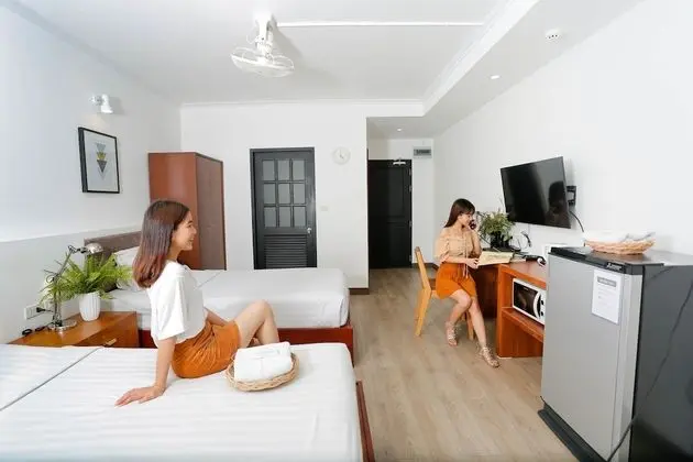 Superior Oda, 2 Tek Kişilik Yatak, Buzdolabı ve Mikrodalga, Şehir Manzaralı