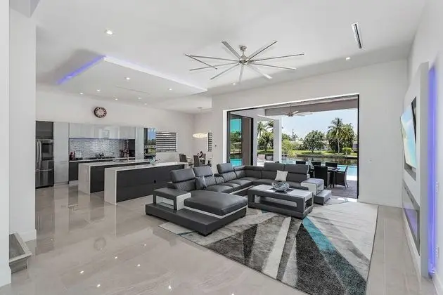 Luxury Villa, 4 Yatak Odası, Mutfak